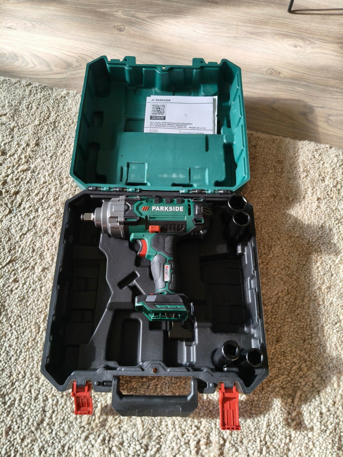 Parkside 20V Accu Slagmoersleutel PASSK 20-Li C4, Doe-het-zelf en Verbouw, Gereedschap | Handgereedschap, Ophalen of Verzenden