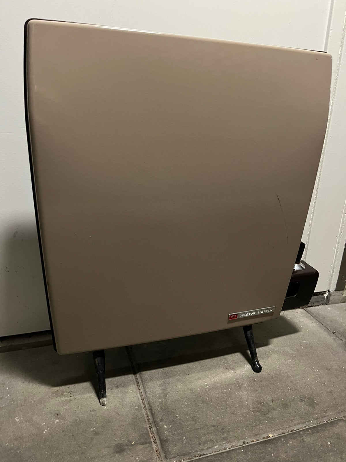 Retro vintage gaskachel gas kachel LPG dampgas Nestor Martin, Ophalen, 30 tot 80 cm, Gebruikt, Kachel