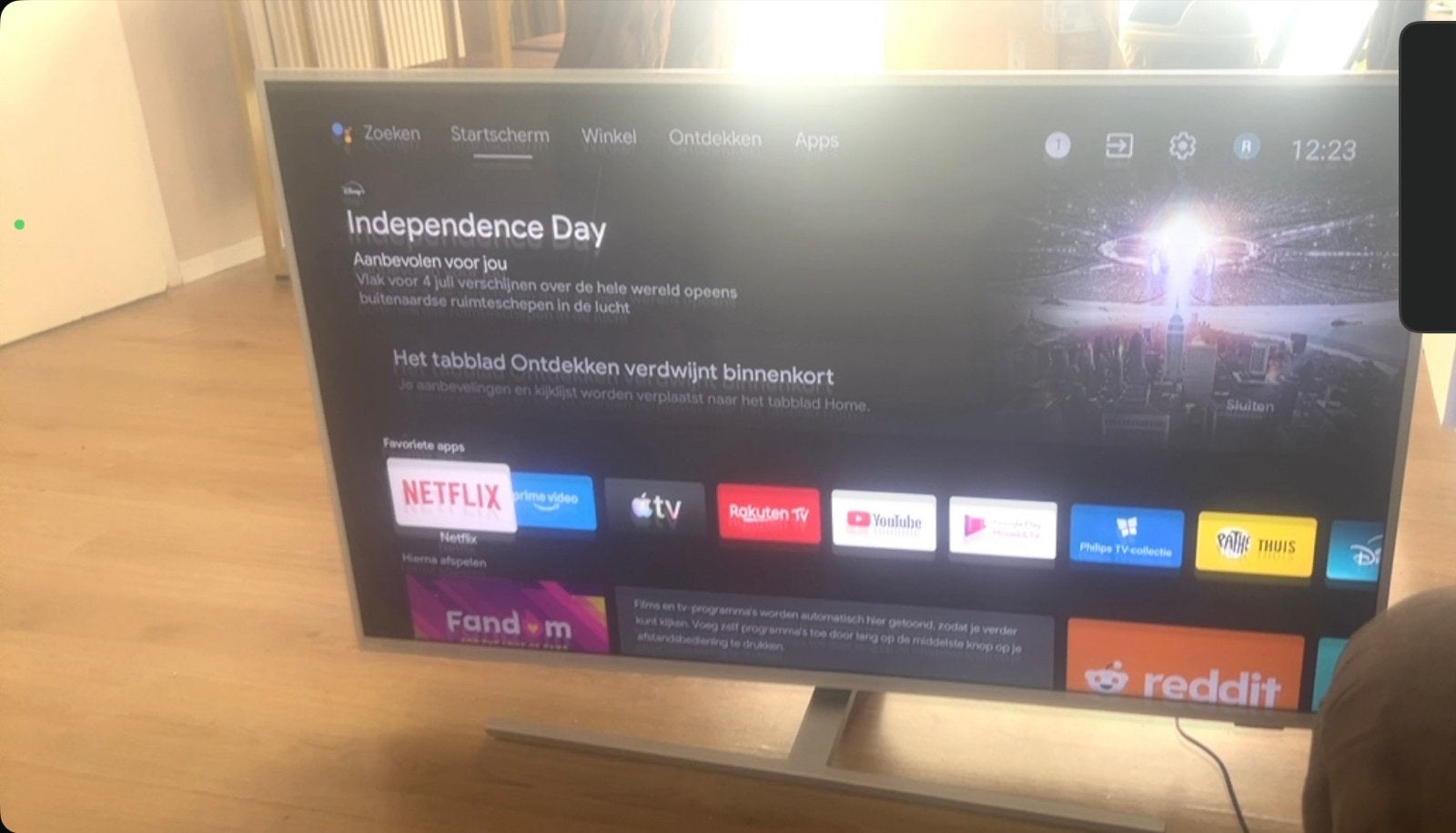 Smart TV met Netflix, YouTube en meer apps, LED, 50 Hz, Zo goed als nieuw, 100 cm of meer