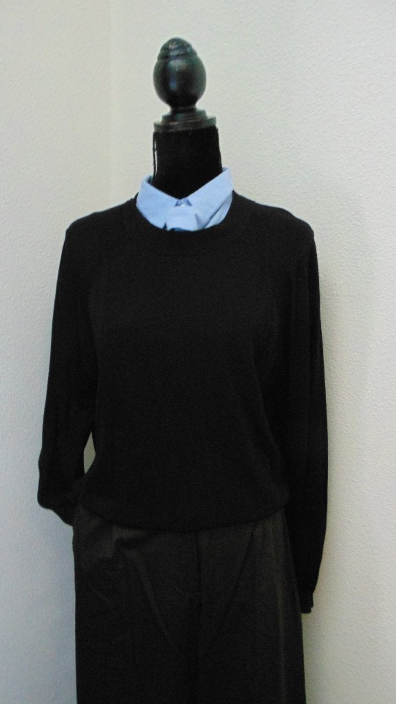 fijn gebreide trui van Studio Anneloes met strik detail XL, Studio Anneloes, Zwart, Maat 46/48 (XL) of groter, Ophalen of Verzenden