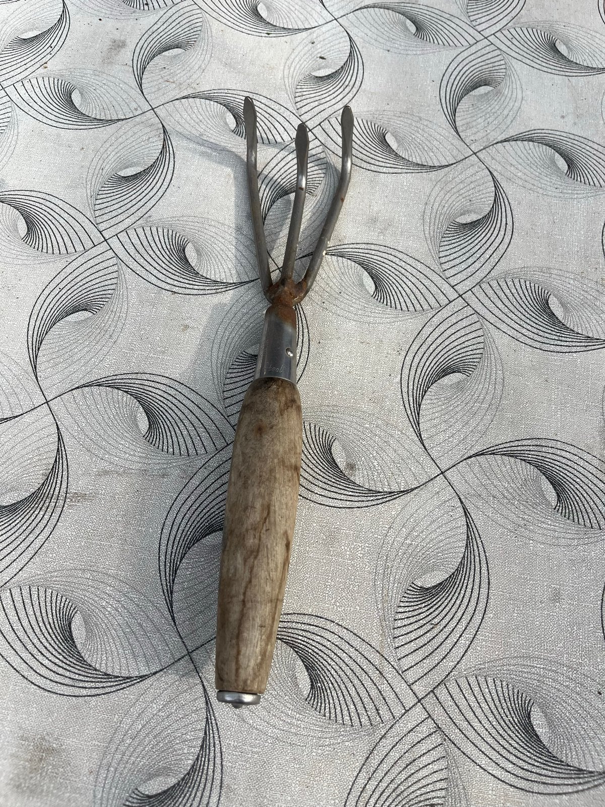 Handige drietand tuingereedschap voor de tuin, Ophalen, Gebruikt, Vork