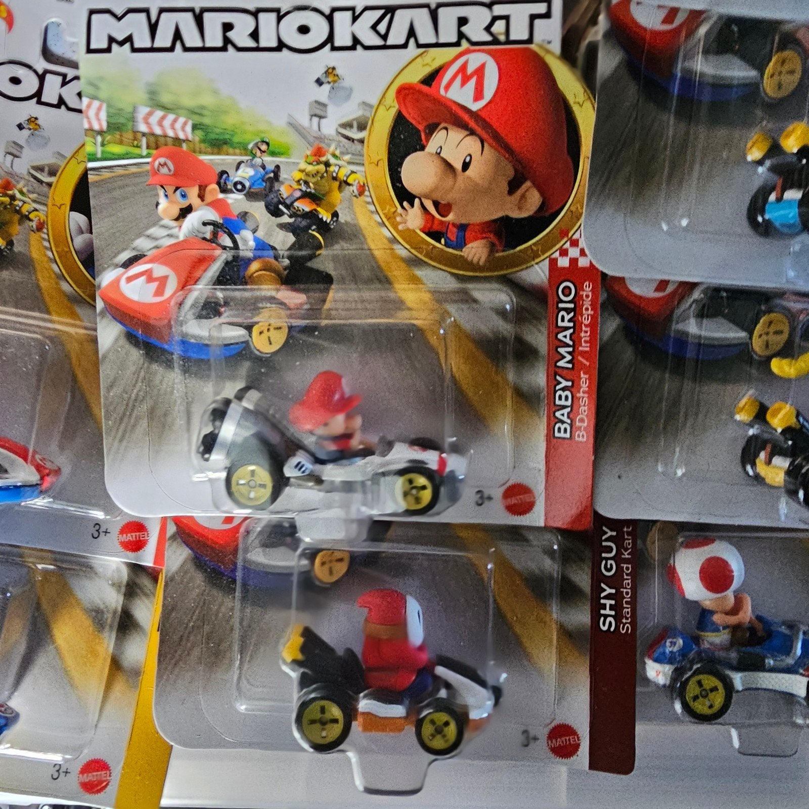 Hot Wheels Mario Kart voertuigen - Diverse karakters, Service.europe@mattel.com, Nieuw, Ophalen of Verzenden, Mattel
