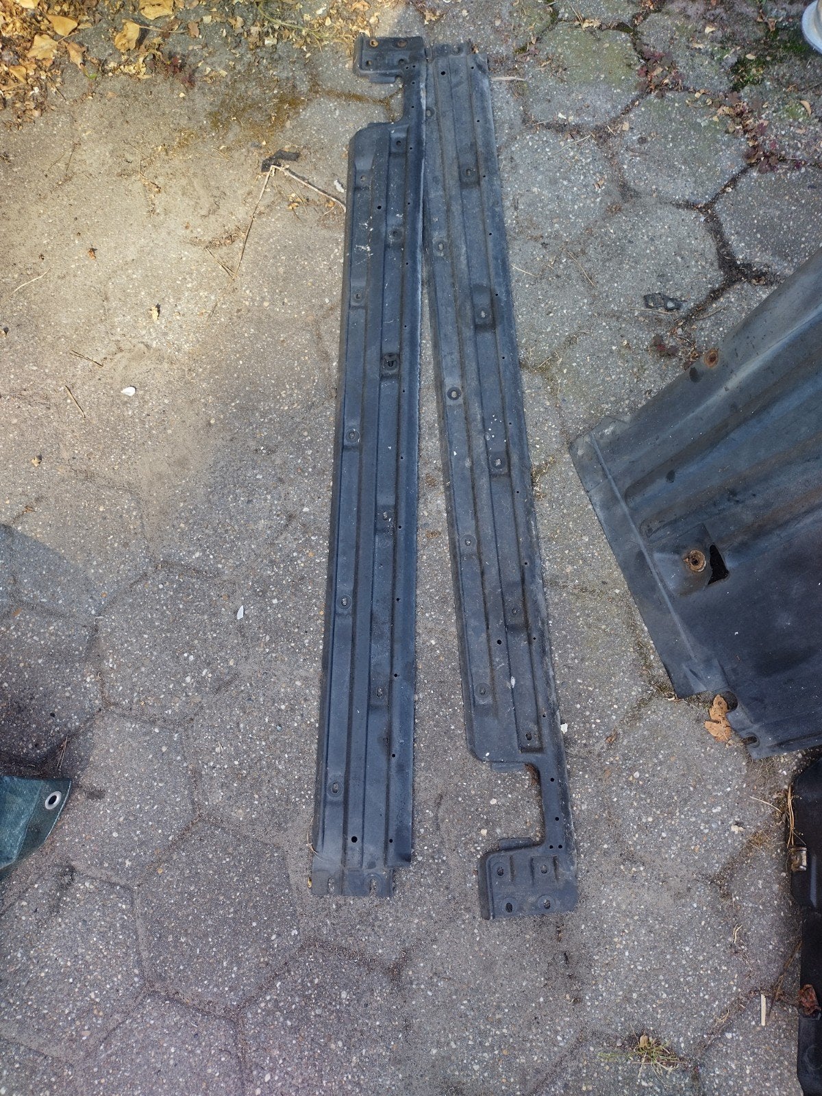 Bmw e39 5 serie dorpel kappen bodemplaten, Auto-onderdelen, Ophalen, Gebruikt, BMW