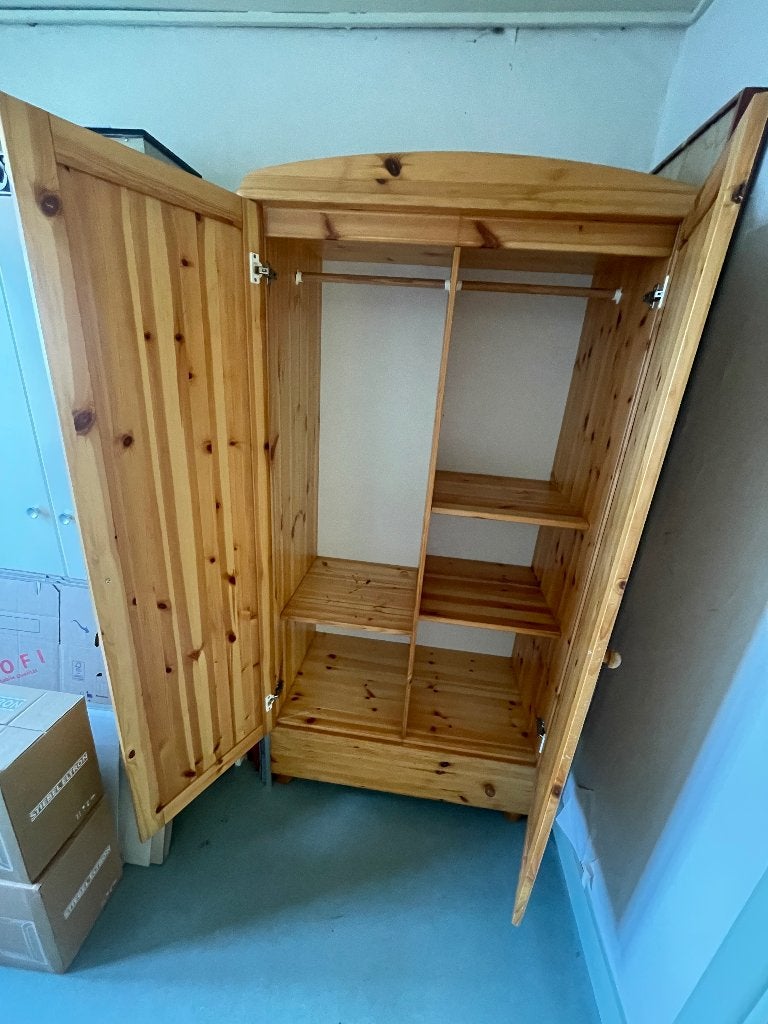 Grenen linnenkast van ikea, Huis en Inrichting, Ophalen, Gebruikt, Met lade(s), 50 tot 100 cm