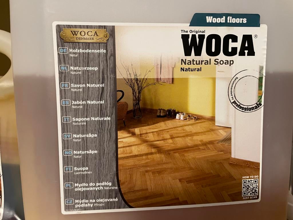 Woca Natuurzeep voor Houten Vloeren - Natuurlijk, Doe-het-zelf en Verbouw, Ophalen of Verzenden, Nieuw, Overige typen