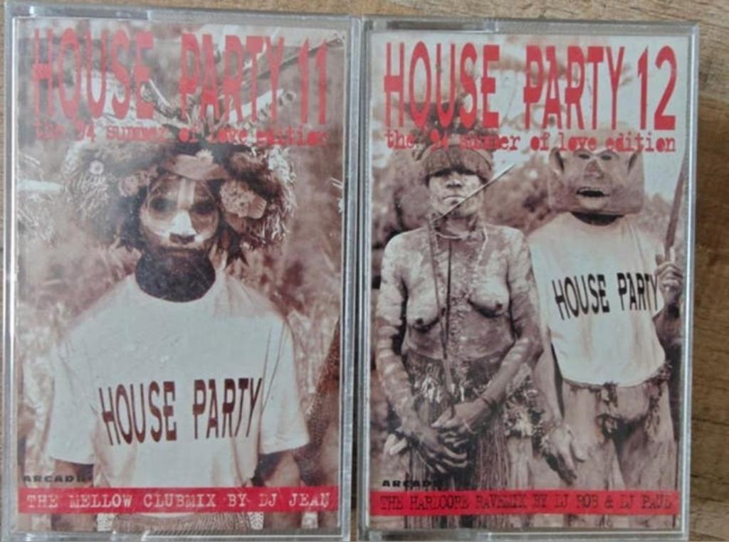 House Party cassette's, Cd's en Dvd's, Cassettebandjes, Ophalen of Verzenden, Gebruikt, Dance, 2 t/m 25 bandjes