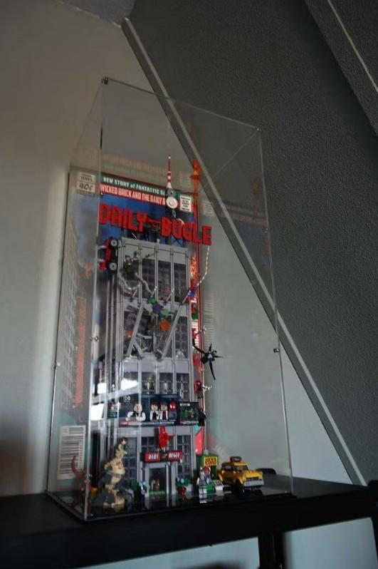 Lego 76178 Daily Bugle - in Wicked Brick display case, Ophalen, Compleet, Marvel, Lego