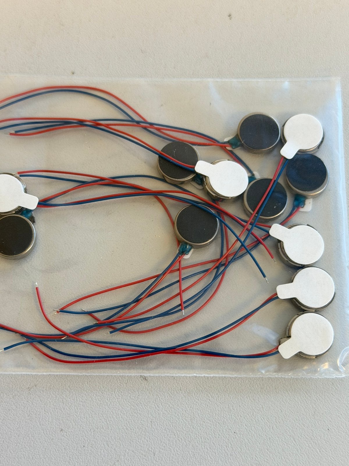 12x stuks Mini Vibratiemotor 3V DC Trilmotor Coin Motor, P, P, P, Nieuw