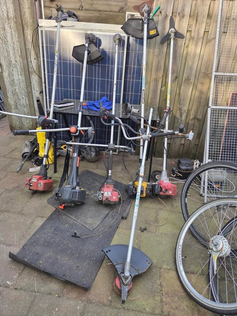 Benzine Kanden maaiers, Ophalen of Verzenden, Gebruikt