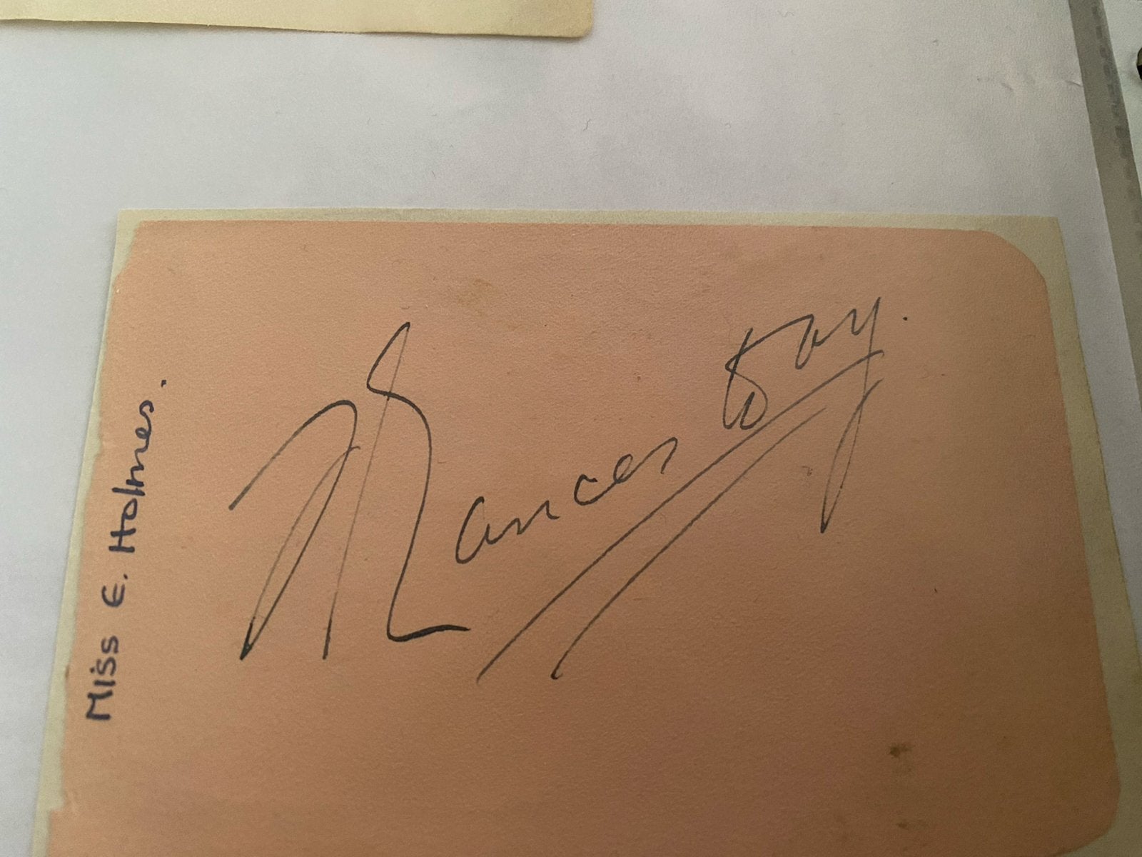 Filmster handtekening 2x, Ophalen of Verzenden, Zo goed als nieuw, Foto of Kaart