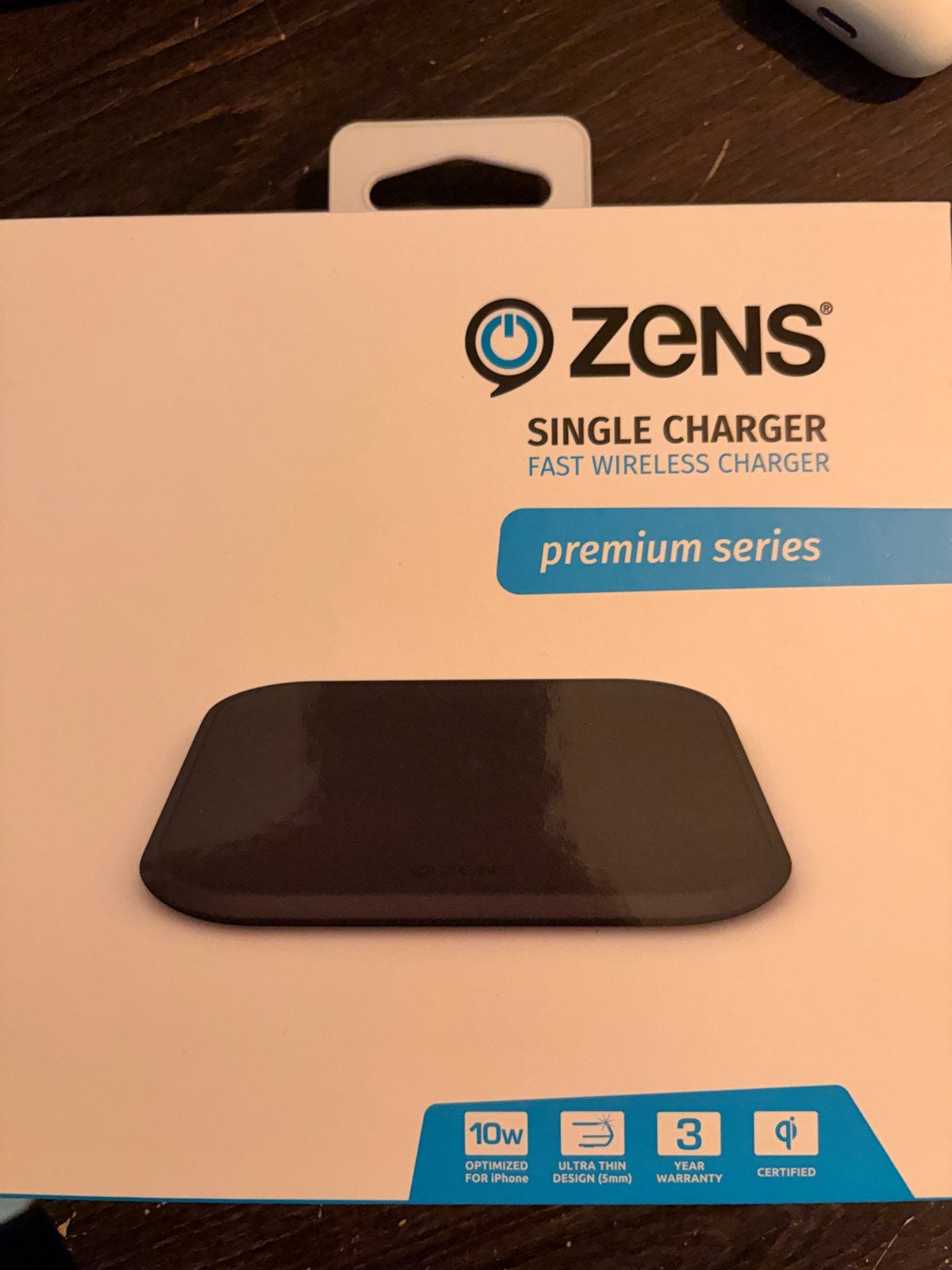 ZENS Draadloze Oplader - Premium Serie, 10W, Ultradun, Telecommunicatie, Mobiele telefoons | Telefoon-opladers, Nieuw, Draadloze oplader