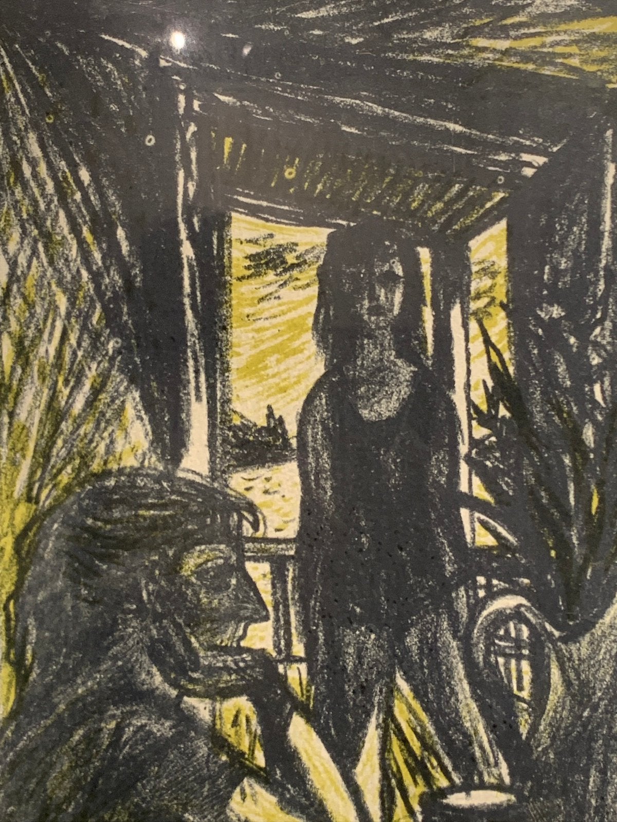 Ingelijste Litho Theo Kurpershoek, Ophalen of Verzenden