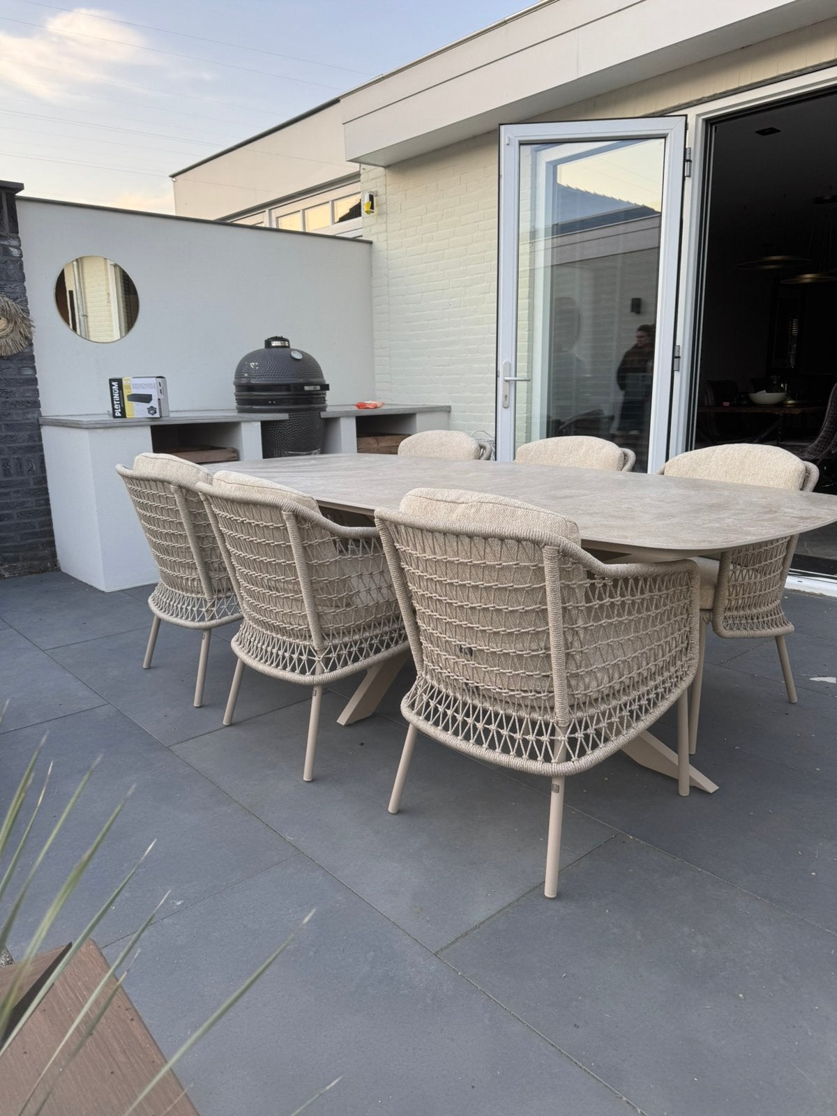 Set van 5 puccini dining tuinstoelen nieuw actie 4 seasons, Ophalen of Verzenden, Nieuw, Overige materialen