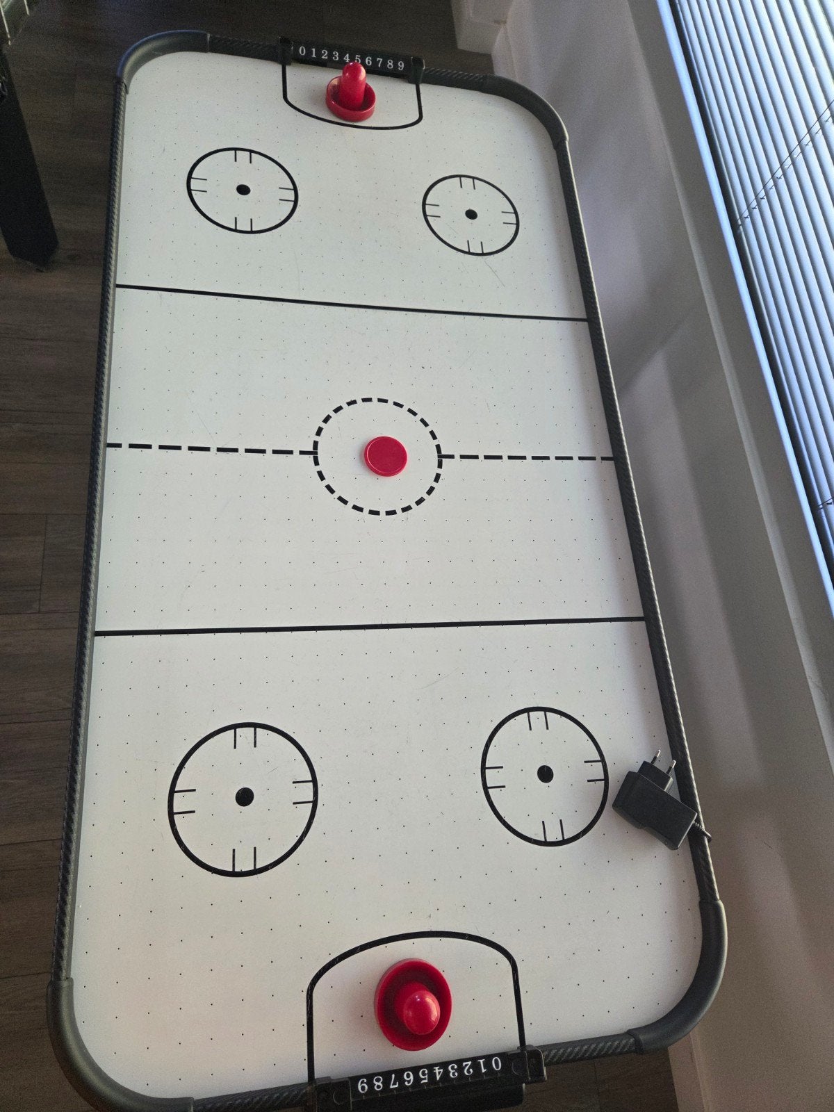 Compacte Airhockey Tafel - Werkt op Stroom (60x120 cm), Kinderen en Baby's, Speelgoed | Overig, Ophalen, Gebruikt, Jongen of Meisje