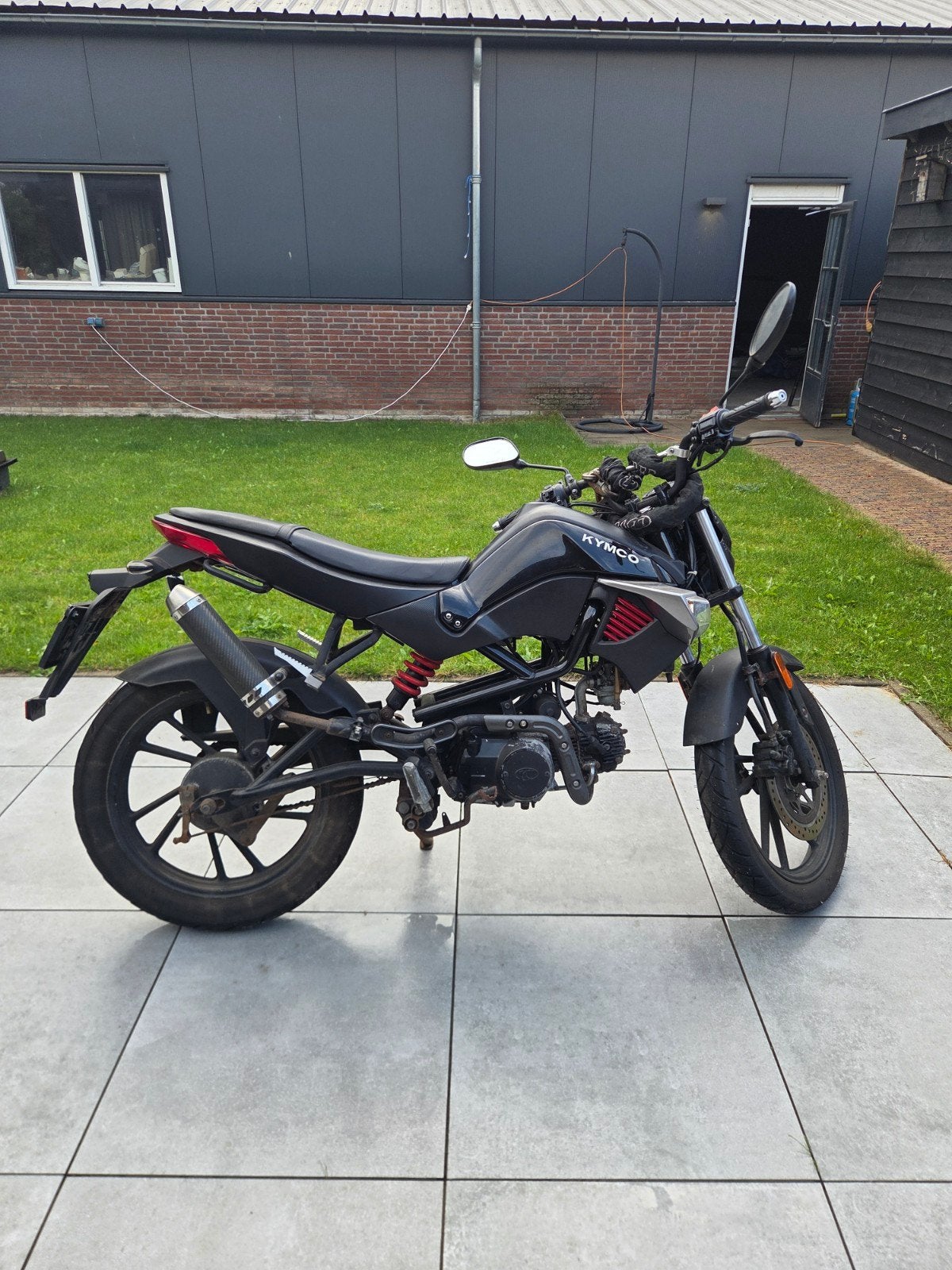 Kymco K-Pipe 50cc Brommer - Zwart, Ophalen, Gebruikt, Maximaal 45 km/u, Kymco