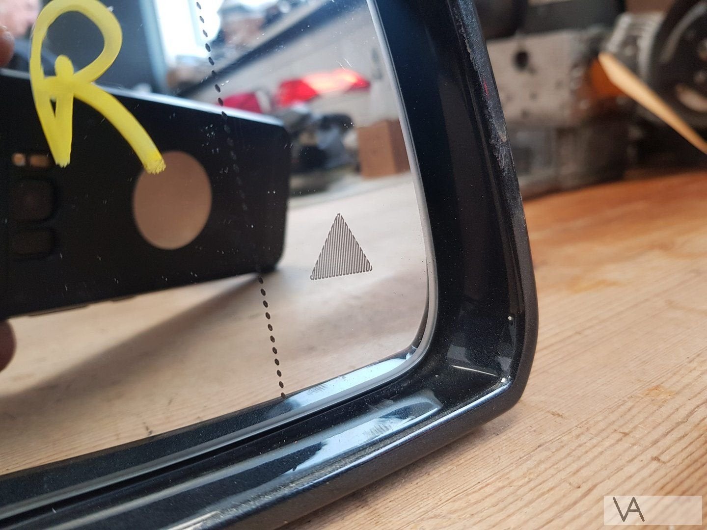 Mercedes C klasse W204 facelift spiegel dodehoek 12dr €150, Gebruikt, -, Ophalen of Verzenden, -