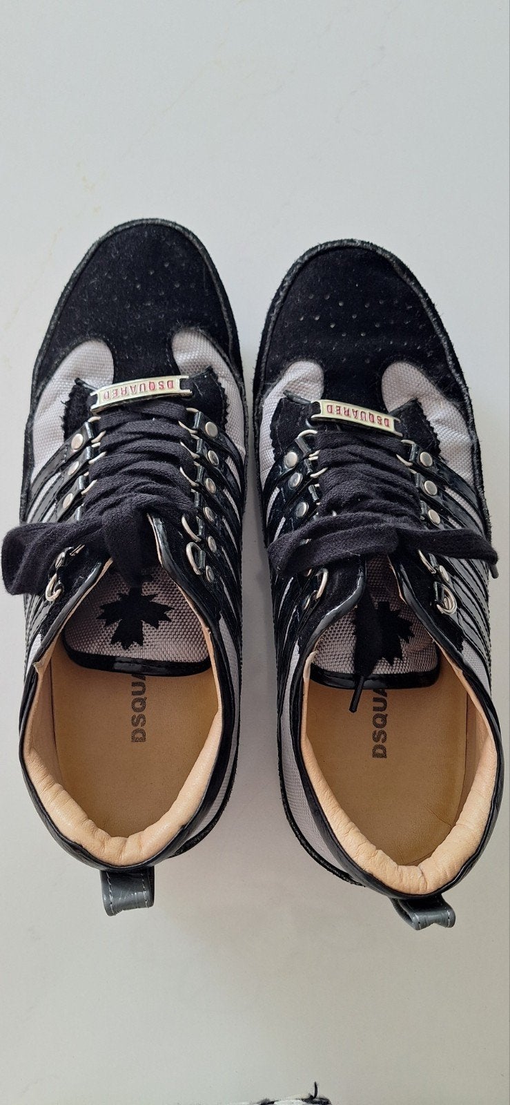 DSQUARED2 sneakers maat 44 - Zo goed als nieuw, Kleding | Heren, Zwart, Ophalen of Verzenden, DSQUARED2, Sneakers of Gympen