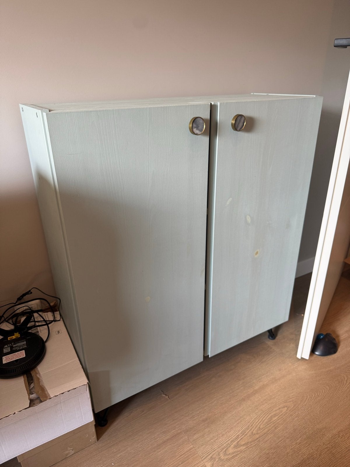 IKEA IVAR groen geverfd met poten en knoppen, Ophalen, 50 tot 100 cm, Zo goed als nieuw, Minder dan 100 cm