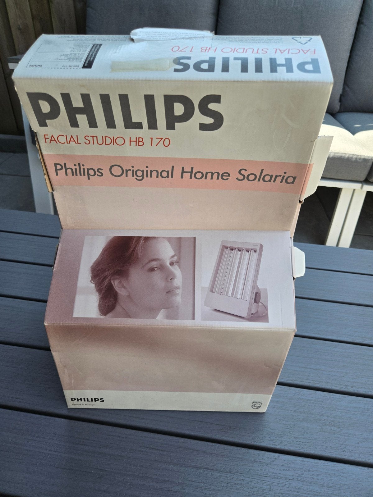 Philips Facial Studio HB 170 Gezichtsbruiner, Ophalen of Verzenden, Gebruikt, Gezichtsbruiner, Minder dan 10 lampen