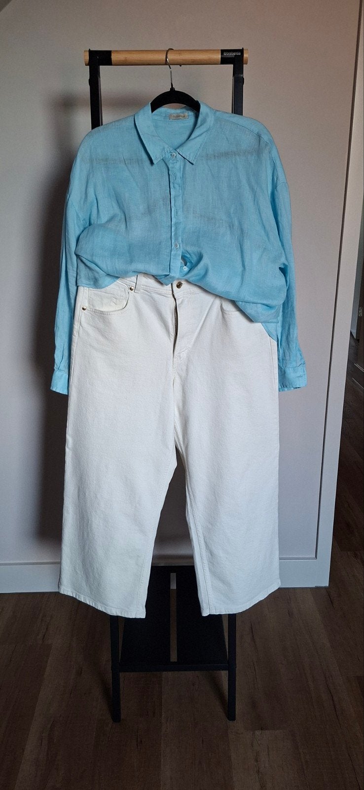 3 x jeans maat 31 / 44  3 x blouse maat 44 /L, Ophalen of Verzenden, Zo goed als nieuw, Maat 42/44 (L)