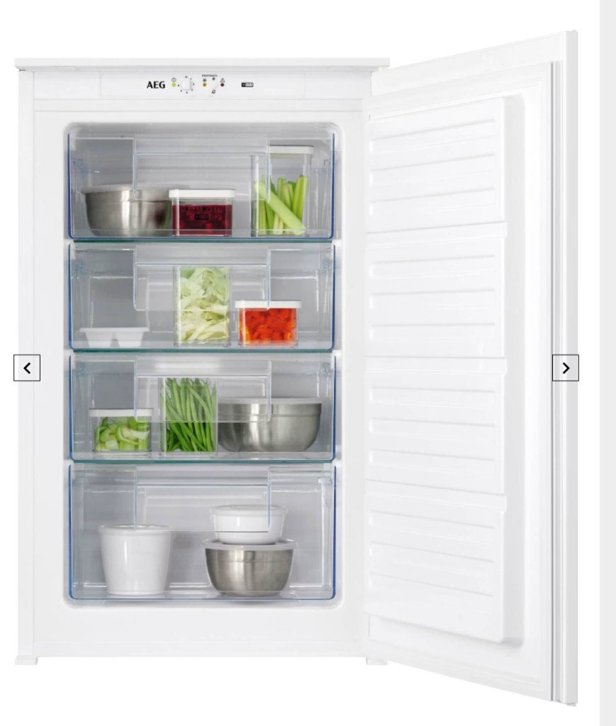 Vriezer AEG NAB6L88ES, Nieuw, Minder dan 60 cm, Inbouw, Ophalen