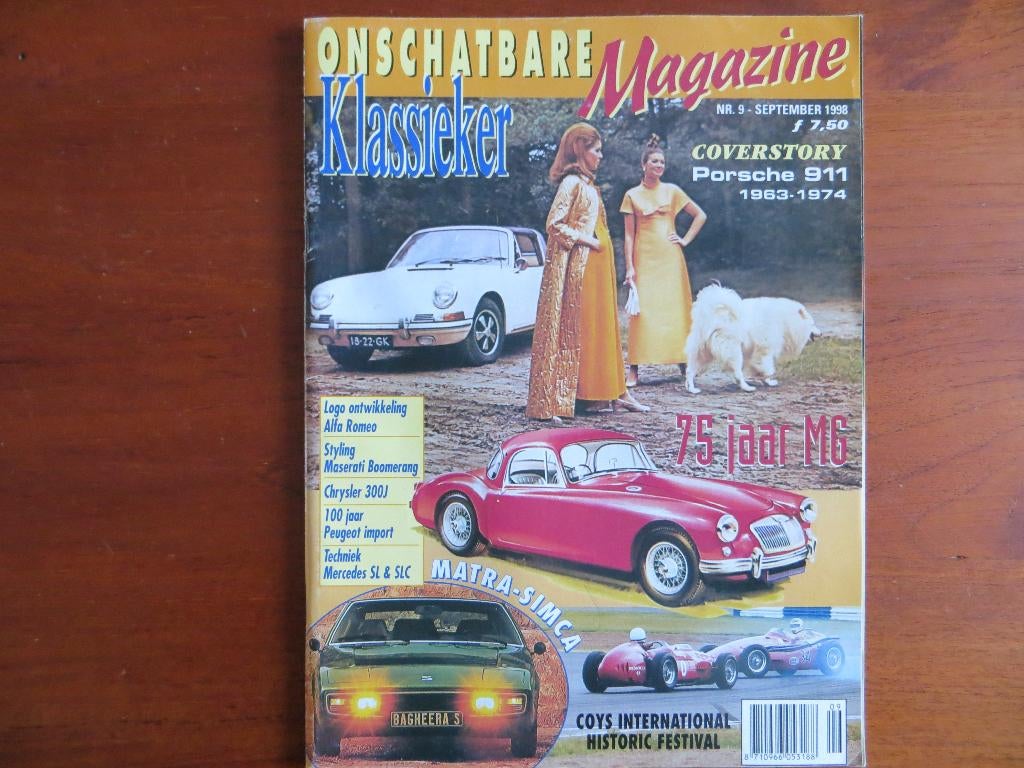 Onschatbare Klassieker 9 1998 Porsche 911 ('63-'74), Ophalen of Verzenden, Nieuw, Porsche