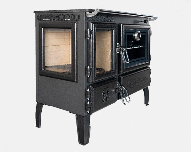 Stalen Houtkachel met oven | ÇALIŞKAN Model 214 3D (7kw), Niet ingevuld, Niet ingevuld, Ophalen of Verzenden, Vrijstaand