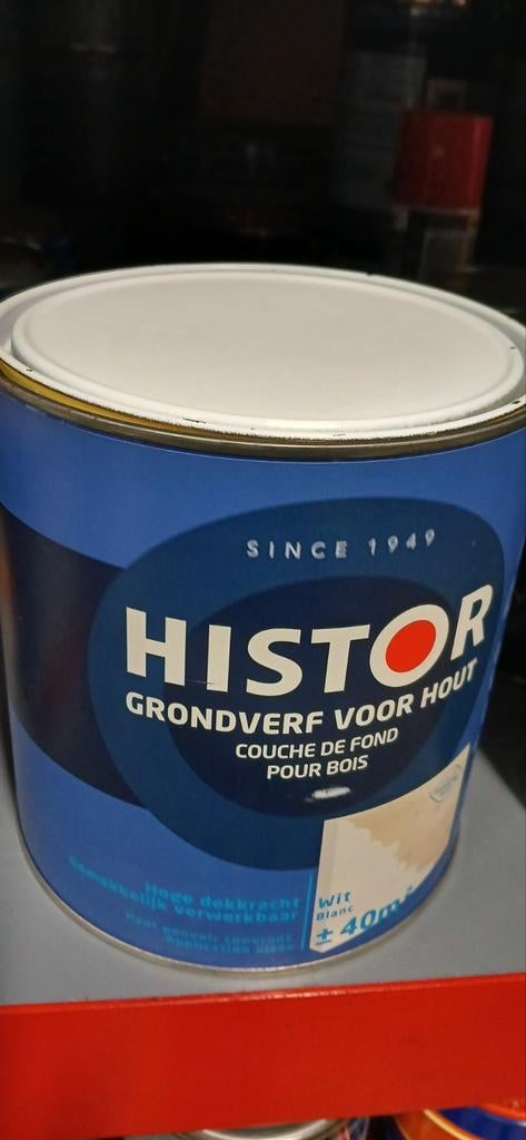 Diverse soorten grondverf terpentine basis en watergedragen, Ophalen of Verzenden, Nieuw, Wit