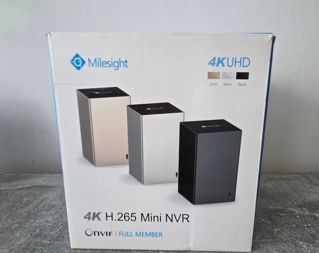 Milesight 4K UHD NVR camera systeem, Audio, Tv en Foto, Videobewaking, Zo goed als nieuw, Ophalen of Verzenden