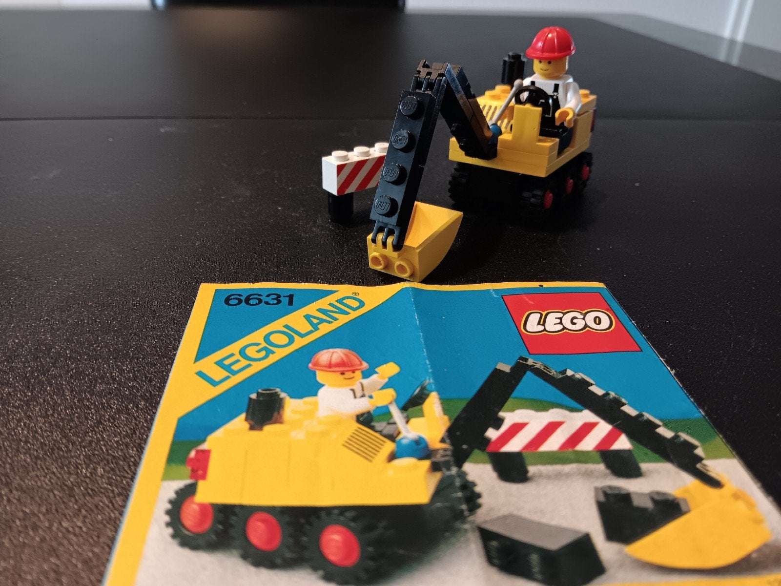 Lego Legoland 6631 Graafmachine + Minifiguur en Instructies, Kinderen en Baby's, Speelgoed | Duplo en Lego, Compleet, Gebruikt
