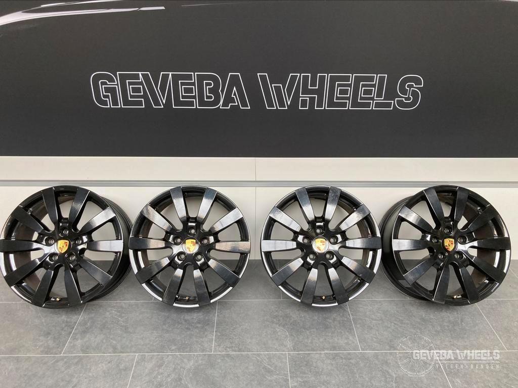 20'' zwarte originele Porsche Cayenne velgen 5x130 7PA 601 0, Gebruikt, Velg(en), -, -