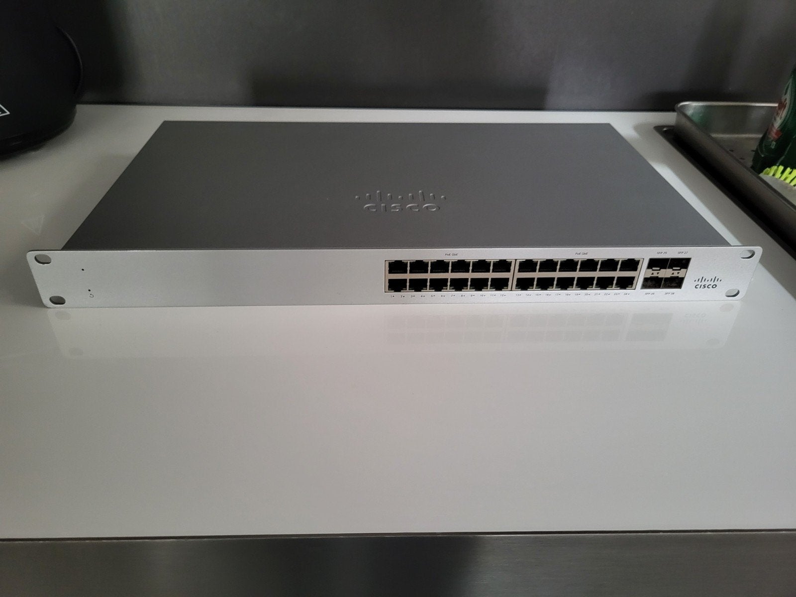 Cisco Meraki MS120-24P Gigabit PoE Switch - 24 poorten, Computers en Software, Ophalen of Verzenden