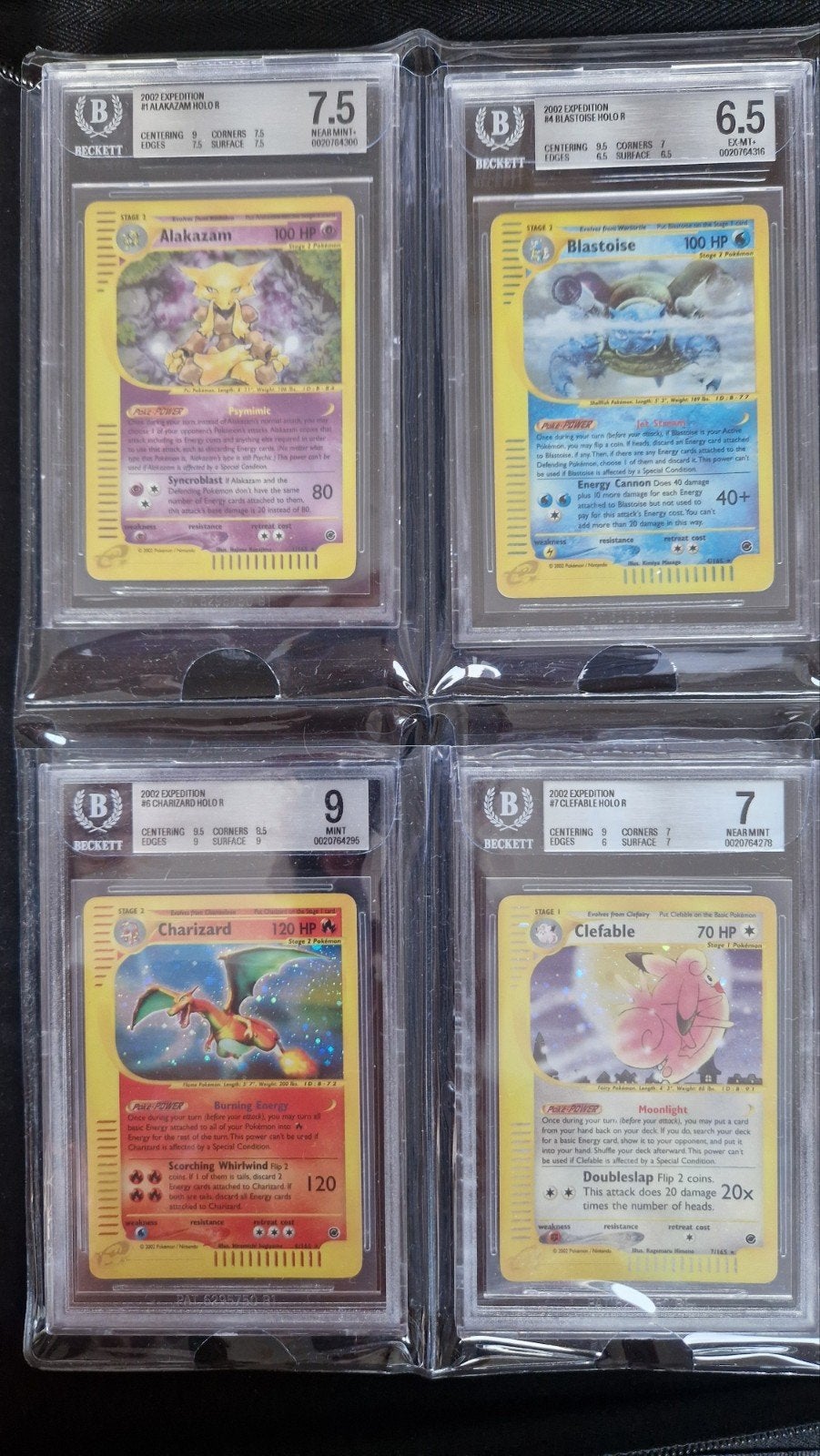 28 HOLO's, Expedition base set, e-serie, 2002. Pokémon., Verzenden, Zo goed als nieuw, Meerdere kaarten, Foil