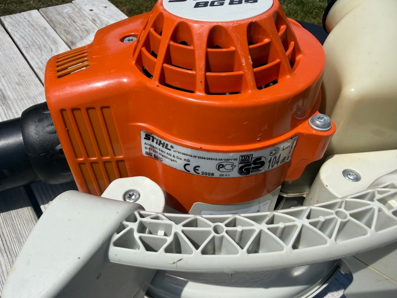 ‼️Stihl bg86 bladblazer‼️, Ophalen, Zo goed als nieuw, Benzine