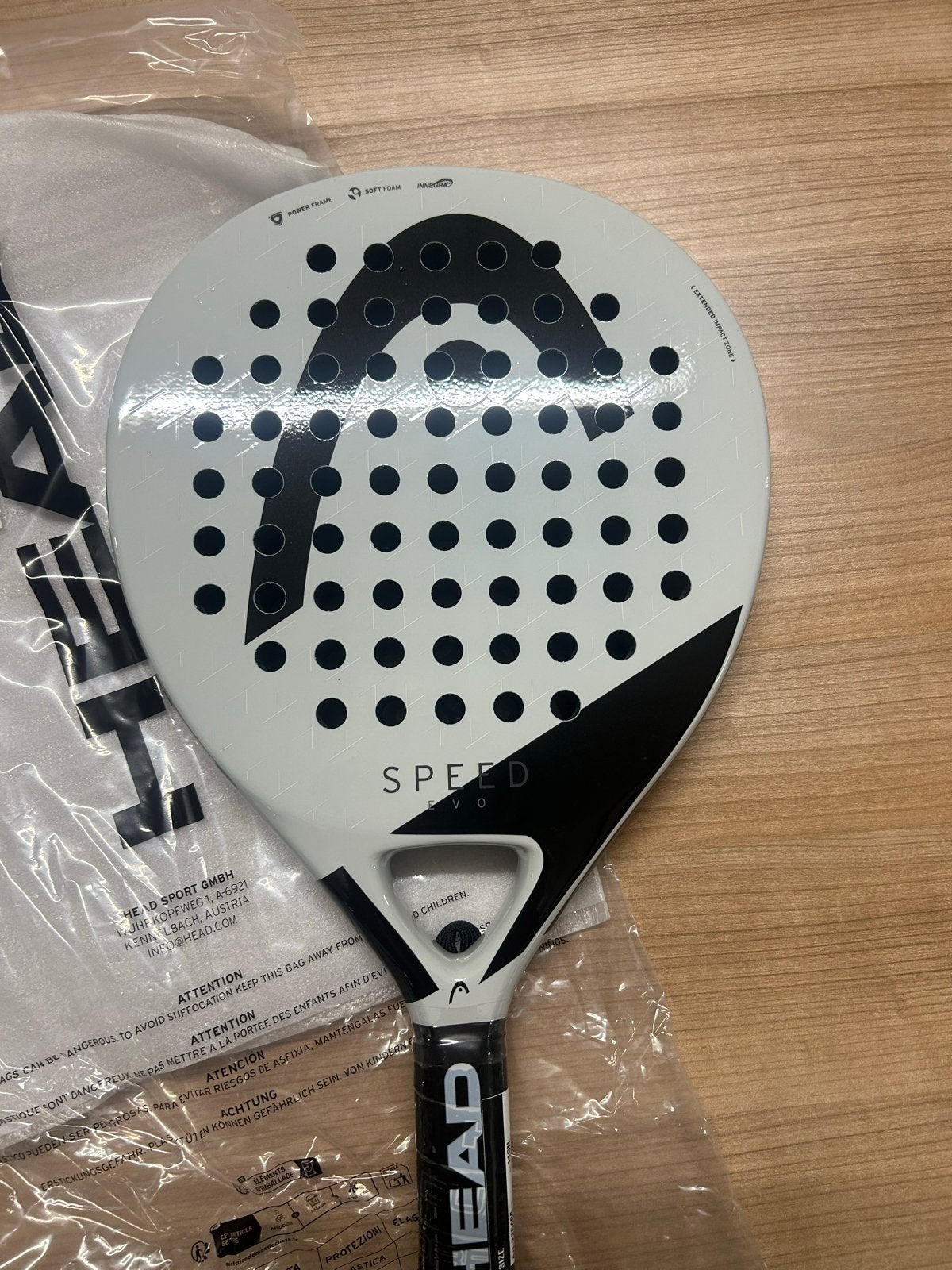 4x Head Evo Speed Padel Racket Nieuw, Sport en Fitness, Tennis, Ophalen of Verzenden, Nieuw, Racket, Head