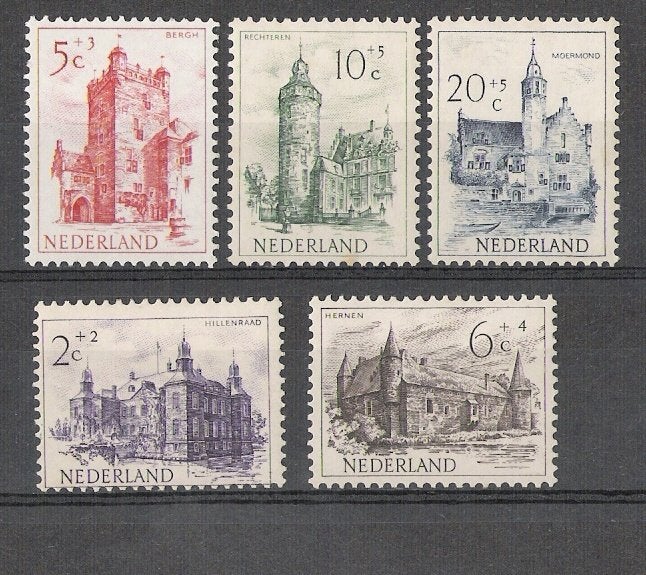 nvph 568-72 ongebruikt cw 23,50, Postzegels en Munten, Postzegels | Nederland, Ophalen of Verzenden