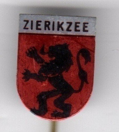 Speldje WAPEN ZIERIKZEE LEEUW (A8), Verzamelen, Speldjes, Pins en Buttons, Ophalen of Verzenden, Gebruikt, Overige onderwerpen