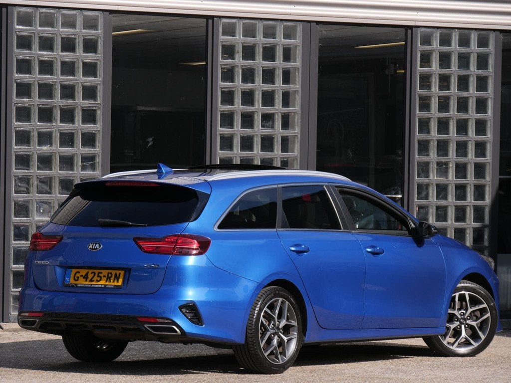 Kia Ceed Sportswagon 1.4T-GDi GT-LINE/ PANORAMADAK/ AFN. TRE, Auto's, Kia, Euro 6, 4 cilinders, Blauw, 600 kg