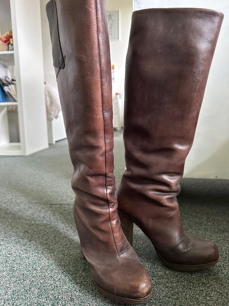 Leren Schoenen maat 39, Bruin, Ophalen of Verzenden, G-STAR RAW, Schoenen met hoge hakken