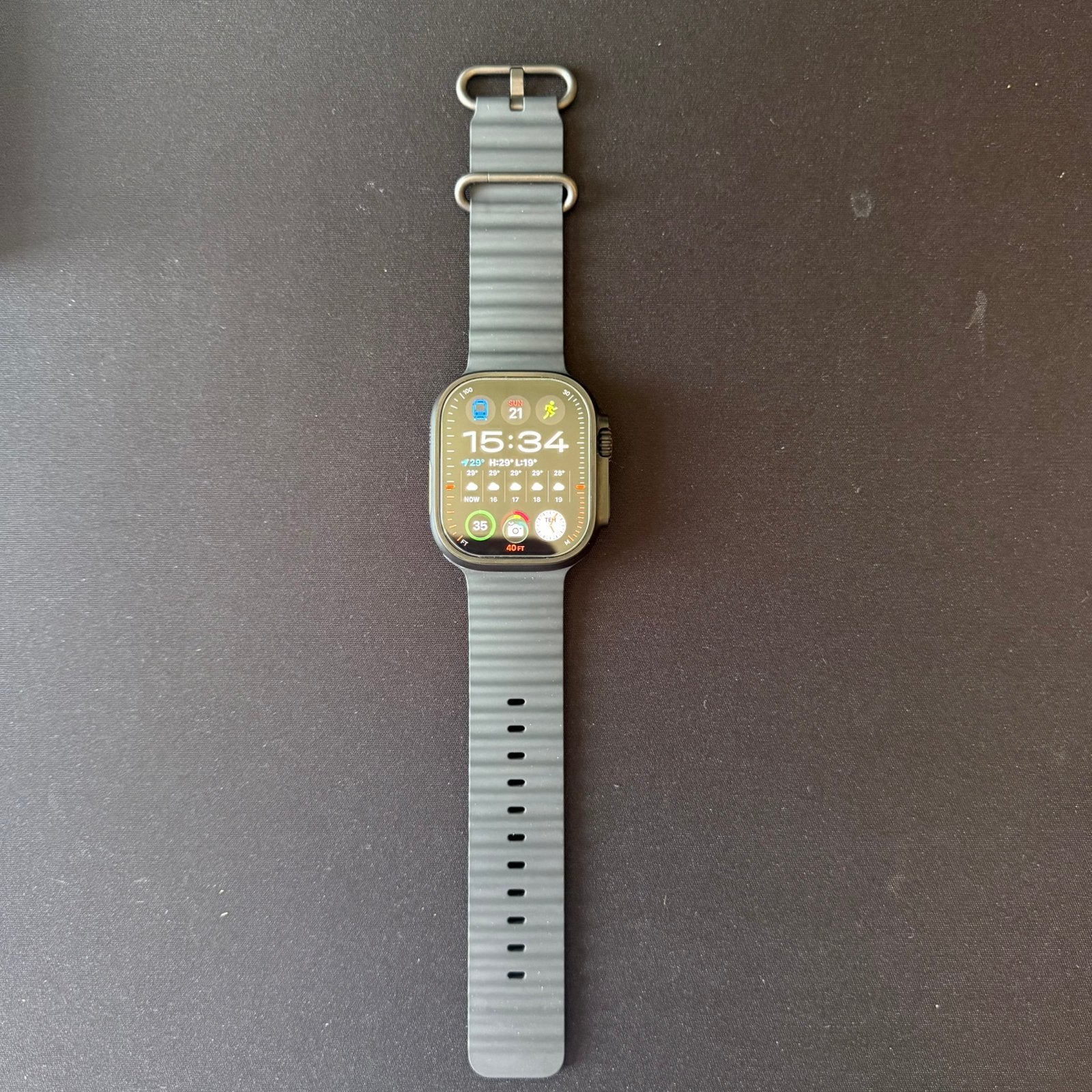 Apple watch ultra 3 with receipt, Ophalen, Zo goed als nieuw, Zwart, IOS