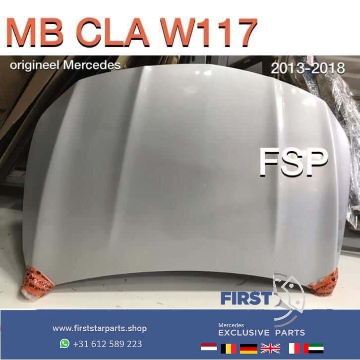 W117 CLA originele Mercedes motorkap 2013-2018 zilvergrijs, Gebruikt, -, Ophalen of Verzenden, -