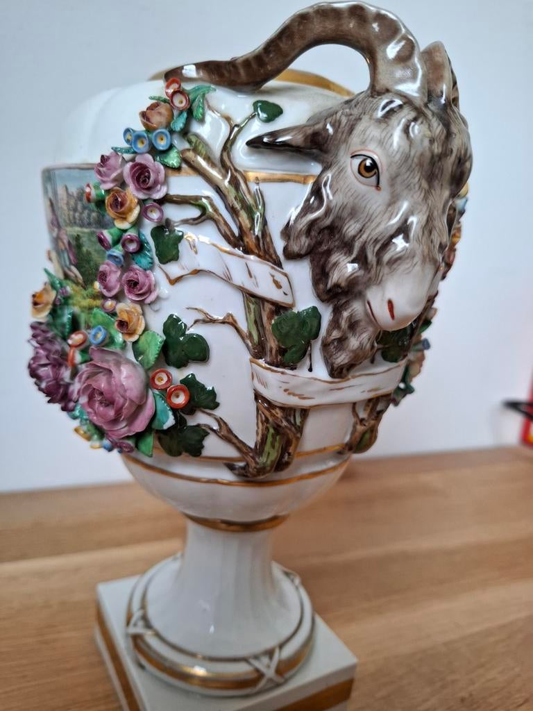 Ludwigsburg potpourri bowl, 18th century, Antiek en Kunst, Ophalen of Verzenden