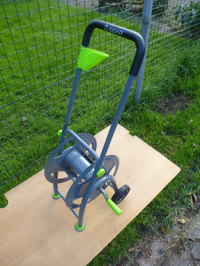 GEKA -plus Tuinslanghaspel ,verrijdbaar , nieuw , type P25, Tuin en Terras, Ophalen of Verzenden, Nieuw, Tuinslanghaspel