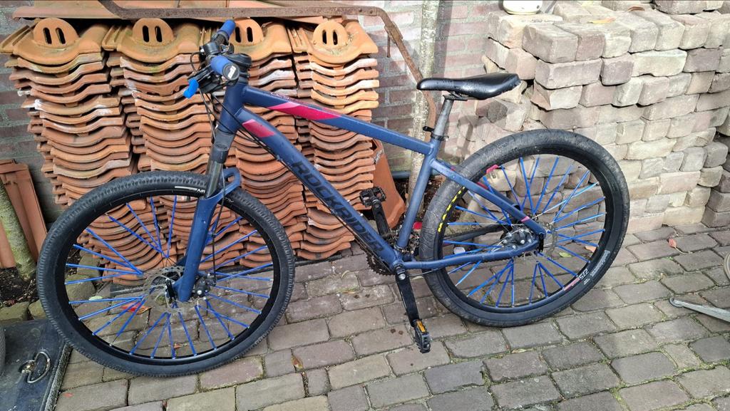 Mountainbike rockrider ST520, Fietsen en Brommers, Fietsen | Mountainbikes en ATB, Gebruikt, Hardtail, Heren, Schijfrem
