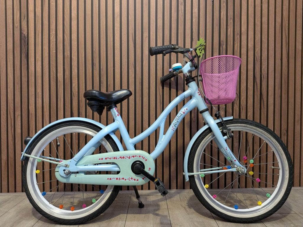 Alpina Ocean 18 inch meisjesfiets, Fietsen en Brommers, Terugtraprem, Gebruikt, Alpina, Niet ingevuld