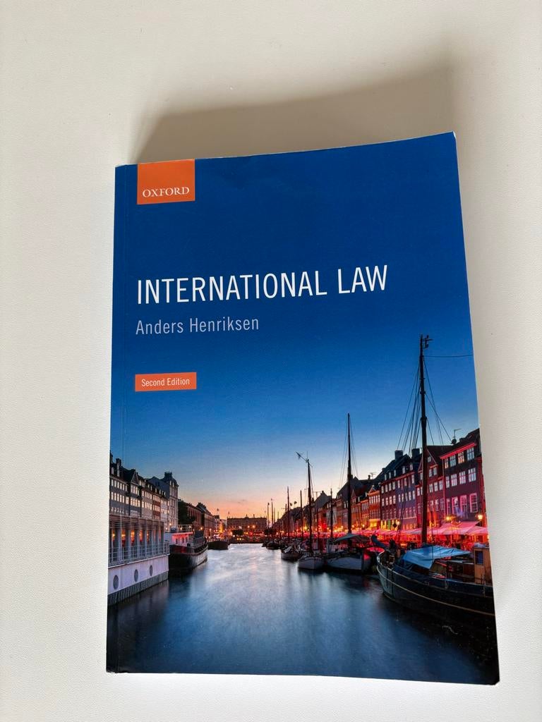 International Law - Anders Henriksen, Boeken, Studieboeken en Cursussen, Ophalen of Verzenden, Gamma, Gelezen, WO