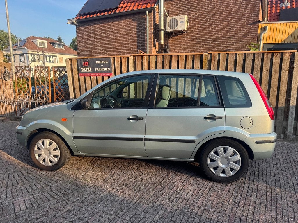 Ford Fusion 1.4-16V Luxury Airco Ijskoud, Auto's, Ford, Voorwielaandrijving, Zwart, Origineel Nederlands, Bedrijf