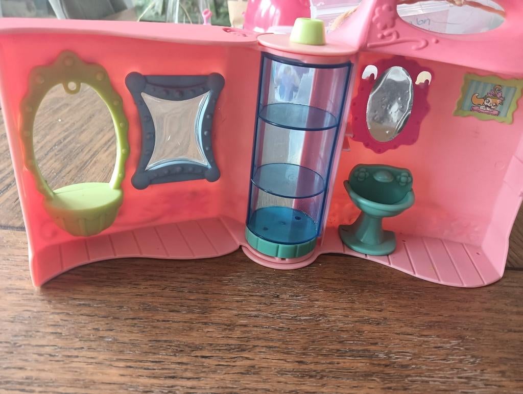 Little petshop kapsalon en 4 diertjes, Ophalen, Zo goed als nieuw, Overige typen