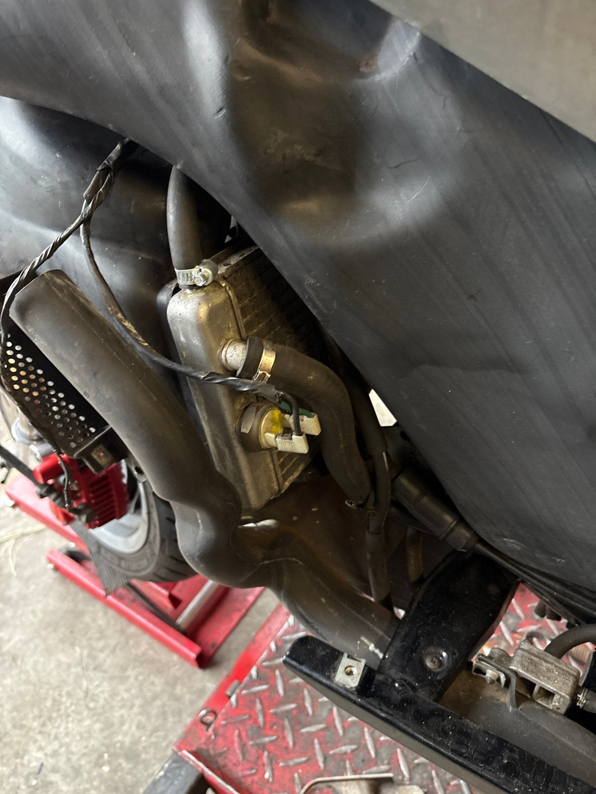 Gilera Runner 125/180cc Radiateur Compleet met Expansievat, Ophalen of Verzenden, Gebruikt, Overige typen, Overige merken