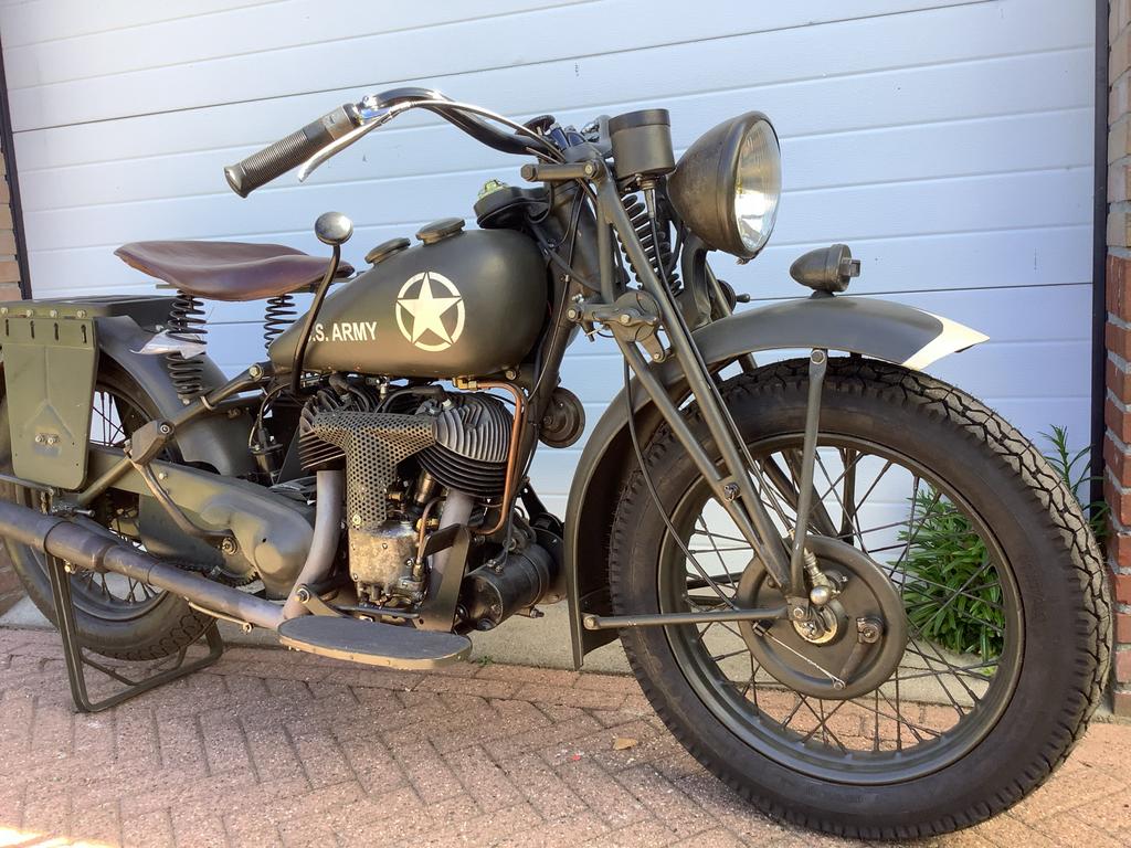 Legermotoren: Indian 741 (1941/1942) & BSA M20 (1943), Motoren, Motoren | Oldtimers, 2 cilinders, Gebruikt, Overig, 11 kW of minder